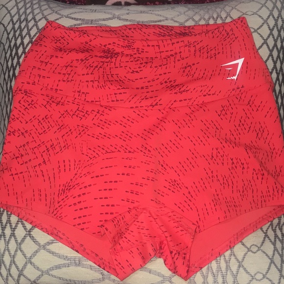 Gymshark Pants - FIRM-Never worn very unique Orange GymShark shorts